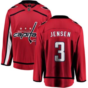 Nick Jensen Men's Fanatics Branded Red Washington Capitals Home Breakaway Custom Jersey